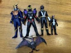 仮面ライダー ソフビ フィギュア 4体セットのサムネイル