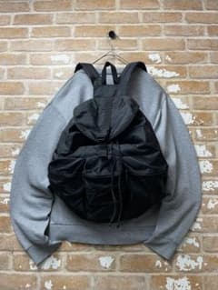 00s パラシュートリュック リュック y2k 巾着 黒 ブラック ミリタリー