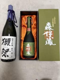 未開封 森伊蔵 極上の一滴720ml／獺祭 純米大吟醸 磨き二割三分1800ml