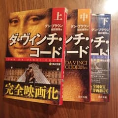 ダ・ヴィンチ・コード 上 中 下のサムネイル