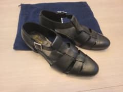 【美品】フェランテ　Ferrante　グルカサンダル　黒　定価74,000円 美品】フェランテ Ferrante グルカサンダル 黒 定価74,000円 - メルカリ