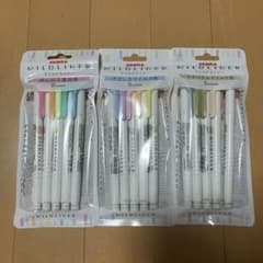 ZEBRA MILDLINER マイルドライナー 5色セット 3パックのサムネイル