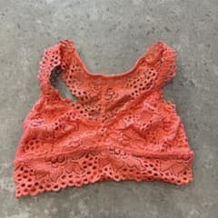 aerie レース ブラトップ コーラルピンクのサムネイル