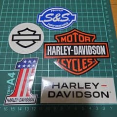 Harley-Davidson S&S ステッカー 5枚セットのサムネイル