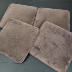 新品 シートクッション 4点 30×30cmまとめて ブラウン