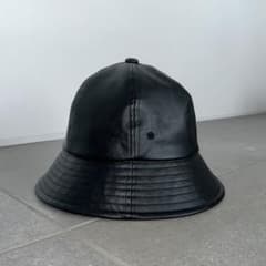 MOUSSY フェイクレザー バケットハット ブラックのサムネイル