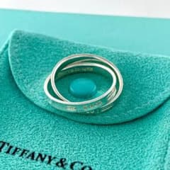 ティファニー 20号 インターロッキング 2連 リング WB3fe - メルカリ