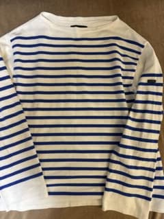 OUTIL ウティ TRICOT AACT バスクシャツ 3 白 青 - メルカリ