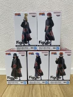 NARUTO ナルト 疾風伝 Figuno 全5種 暁 - メルカリ