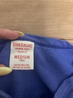 DENIM DUNGAREE Tシャツ 130cm ブルーのサムネイル