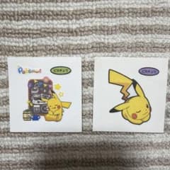 포켓몬빵 씰 피카츄 2장 세트