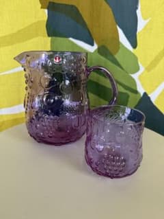 iittala フルッタ アメジスト ピッチャー グラス - メルカリ