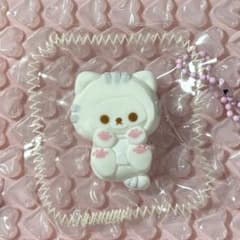 kikisquishy 스퀴즈 핑크 흰 고양이