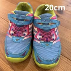 20cm瞬足 LEMONPIE キッズスニーカー ブルー ピンクのサムネイル