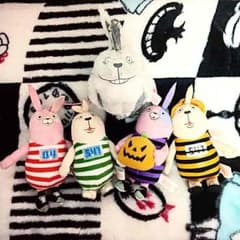 【5点セット送料込み】ウサビッチぬいぐるみストラップのサムネイル