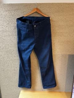 ダークブルー ストレートパンツ Sサイズのサムネイル