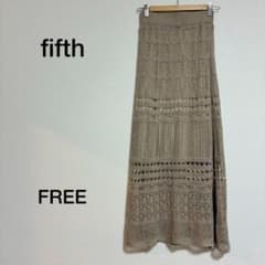 fifth ロングスカート ニット FREEサイズ