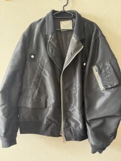 sacai サカイ フライトジャケット ブラック 91サイズ - メルカリ