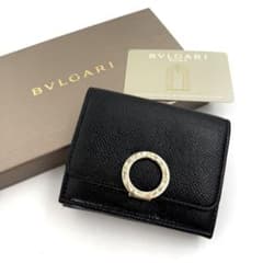 ✨Sランク✨ BVLGARI ミニ財布 クラシコ ロゴマニア サークルロゴ