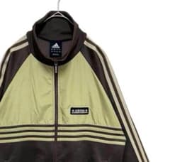 【良配色・超美品‼️】 adidasジャージ L バックプリント ガイコツ 古着 激レア良配色】 adidasジャージ L バックプリント ガイコツ 古着