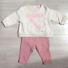 ZARA BABY トレーナー パンツ スウェット セット 74cm ピンクのサムネイル