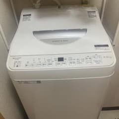 シャープ(SHARP) 縦型乾燥機付洗濯機 ES-TX6G-S - メルカリ