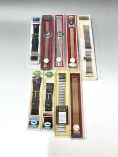 E597 SEIKO純正バンド エルミテックス腕時計ベルト バンビミューダー 