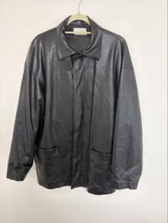 Soerte ブラックレザージャケットのサムネイル