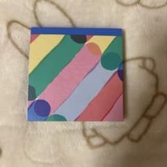 カラフルなストライプとドットのメモ帳のサムネイル