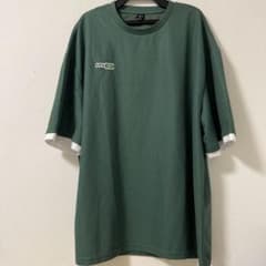 SHEIN ワッフル生地 Tシャツ グリーン XLのサムネイル