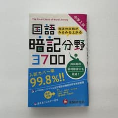 ★超メルカリ市★カット済 【中学受験】国語 知識編 暗記カード/演習問題 7点 中学入試 国語 暗記分野3700: 国語の点数がみるみる上がる (受験研究社