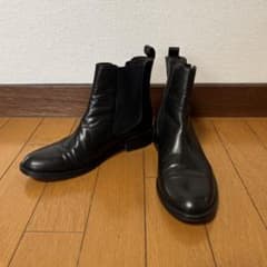 サイドゴアブーツ★ブラックレザー　37
