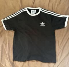 adidas originals クラシックス ストライプ ブラック Tシャツのサムネイル