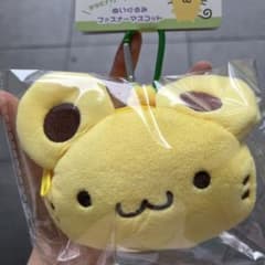 신품 스콘 카라비나 첨부 봉제인형 지퍼 마스코트 파우치 소품 넣어