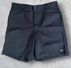 【W40】Dickies ルーズフィット 42283 ショートパンツ ブラックのサムネイル