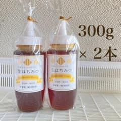 値下げ ニホンミツバチの生はちみつ（栃木県産）300ｇ入り× ２本のサムネイル