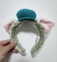 耳付きカチューシャ（緑・ピンク）のサムネイル