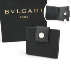 ✨Sランク✨ BVLGARI ミニ財布 ビーゼロワン ロゴマニア クラシコ 黒色 