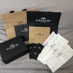 COACH ショッパー 保存袋 箱 カード まとめ売り ギフト ラッピング