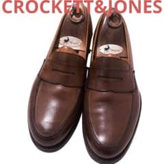 664.CROCKETT&JONES GRANTHAM2 ローファー 7.5E - メルカリ