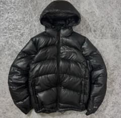 美品 Marmot 軽量 M-3刺繍 ダウンジャケット ドローコード 黒 M - メルカリ