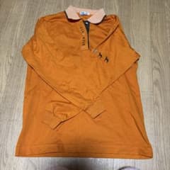 Ibiza Golf 長袖ポロシャツ オレンジのサムネイル