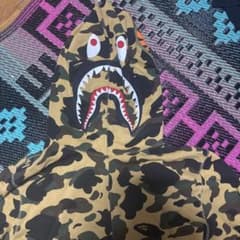 A Bathing Ape シャークフードパーカー 2XLのサムネイル