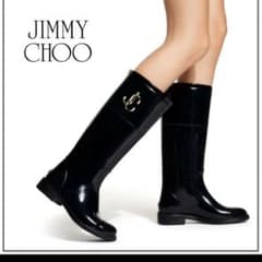 希少】JIMMY CHOO ウォータープルーフレインブーツ 完売品 - メルカリ