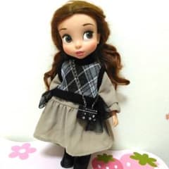 アニメータードール　服　チェック柄ベストとワンピースのサムネイル