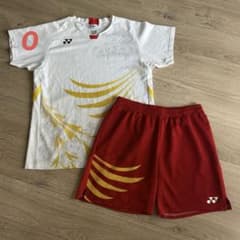 バドミントンヨネックスユニフォームハーフパンツ日本代表Oサイズ紐なしのサムネイル
