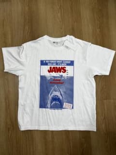 JAWS 映画ポスター Tシャツ ホワイト UTのサムネイル