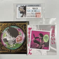 怪獣8号 鳴海弦 入場特典 ステッカー 缶バッジ - メルカリ