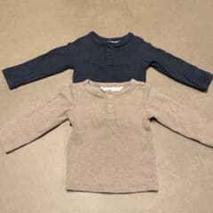 H&M ADORABLES ベビー 長袖トップス 2枚セット 4-6mのサムネイル