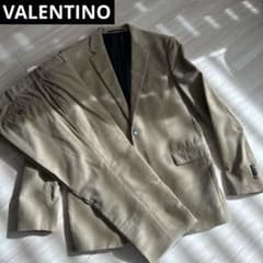 VALENTINO 細畝コーデュロイセットアップ ベージュ サイズ46